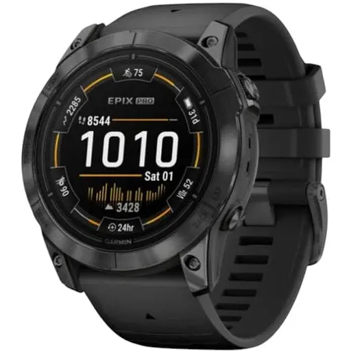 Смарт-часы Garmin Epix Pro Gen 2 51 mm Slate Gray w. Black Band (010-02804-20/21)