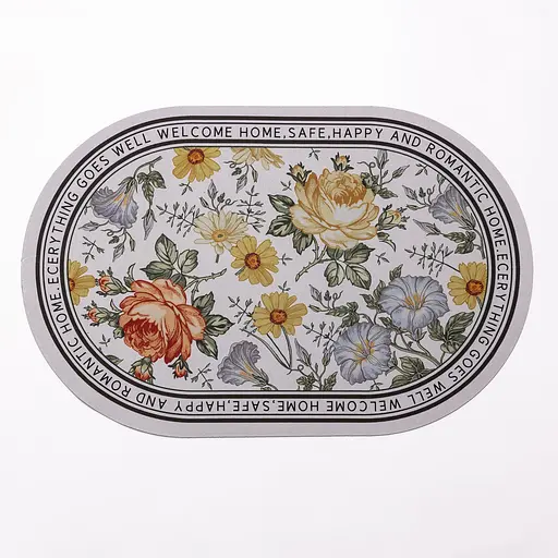 Діатомітовий овальний килимок для дому 38×58 (см) вологопоглинальнючий килимок для кухні ванни та туалету Yiwu HP-42-58