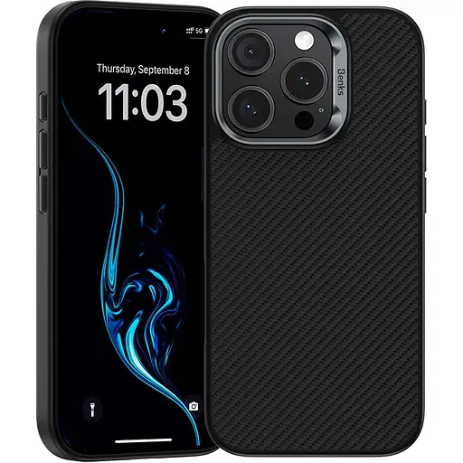 Чохол Benks ArmorPro Kevlar Case 600D MagSafe для Apple iPhone 16 Pro Max Black [6948005905002] [135011] - фото 1