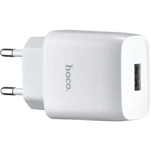 Сетевые зарядные устройства Hoco C72A Glorious single port charger ( EU ) Белый - фото 1