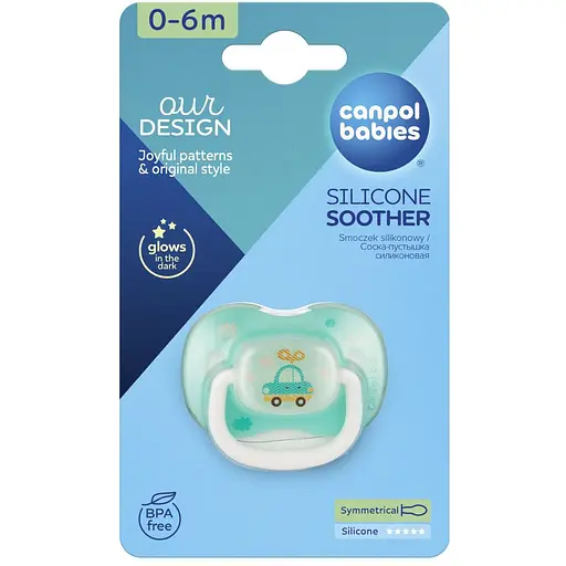 Пустушка Canpol babies Toys силіконова симетрична 0-6 міс. в асортименті (23/291) - фото 8
