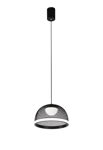 Підвісна світлодіодна люстра 2567/300 (Чорний) з пультом дистанційного керування