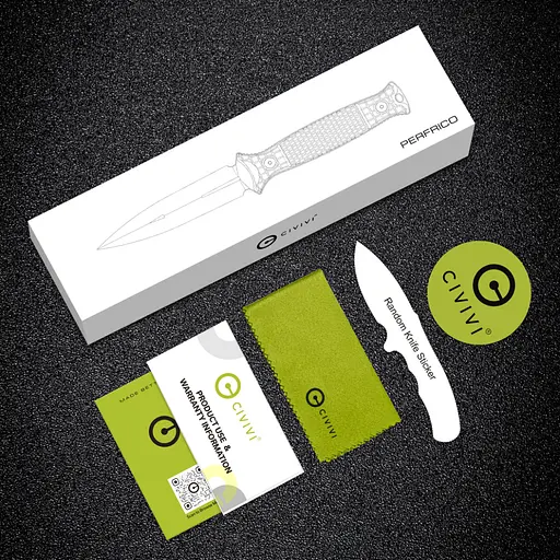 Ніж фіксований Civivi Perfrico C23026-2 з чохлом - фото 16