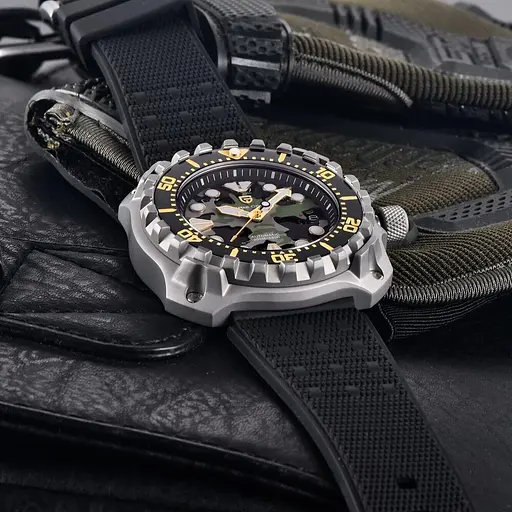 Наручний годинник чоловічий YN009 Silver-Camo Pagani Design acs0031091 - фото 2