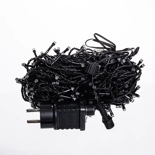 Гірлянда Нитка вулична GarlandoPro 30 м 300 LED чорний дріт Синій CF300L30MBBL - фото 3