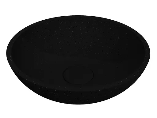 Умивальник Miraggio Palermo mirastone black 0000434, Чорний матовий - фото 3