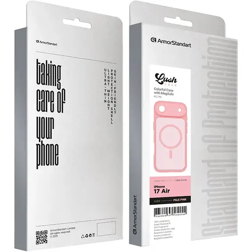 Чохол ArmorStandart Lush MagCase для Apple iPhone Air Pale Pink ARM87478 (147207) - фото 3