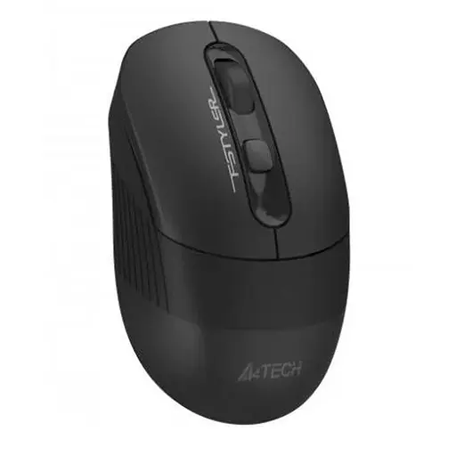 Миша A4Tech Fstyler FB10C, Stone Black, USB, бездротова, оптична, BT+RF (Combo), 1200/1600/2000/2400 dpi, 125 Hz, 4 кнопки, вбудований Li акумулятор
