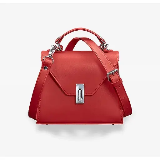 Жіноча шкіряна сумка Futsy червона - фото 1