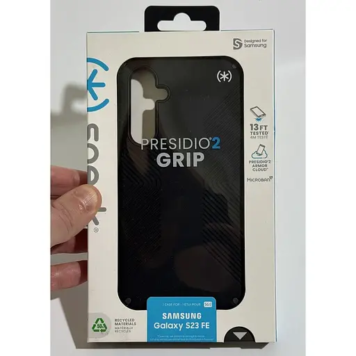 Оригинальный противоударный чехол Speck Presidio2 Grip для Samsung Galaxy S23 FE (6.4") Black 150589-3205 - фото 4