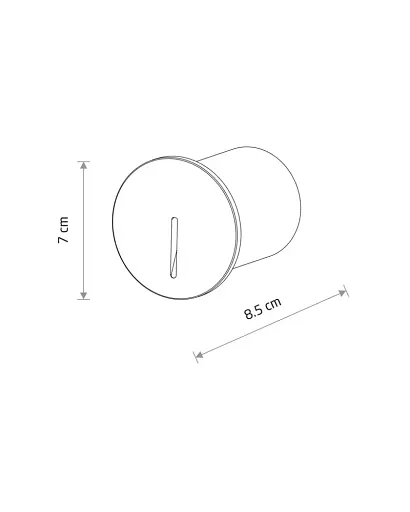 Світильник для підсвітки сходів/коридору Nowodvorski 11528 Abby LED 1x3W 3000K 10Lm IP54 чорний - фото 4