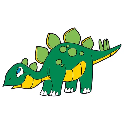 Роспись по холсту "Стегозаврик" Art Craft 15057-AC 25х30 см - фото 1