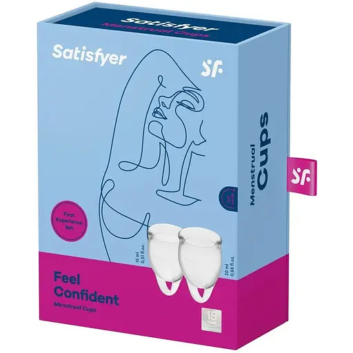 Набор менструальных чаш Satisfyer Feel Confident Белый - фото 3