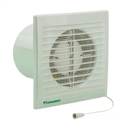 Вытяжной вентилятор Домовент 150 СВ со шнурковым выключателем Белый 30412 - фото 1