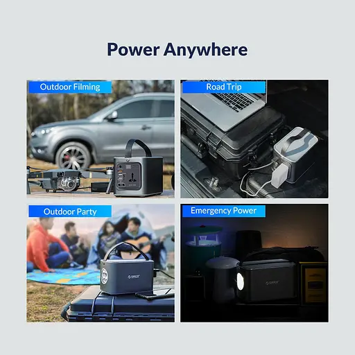 Портативна електростанція зовнішній акумулятор Orico 43500mah 120W Power station - фото 9