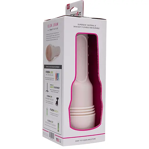 Реалістичний мастурбатор Fleshlight Elsa Jean Treat тілесний - фото 9
