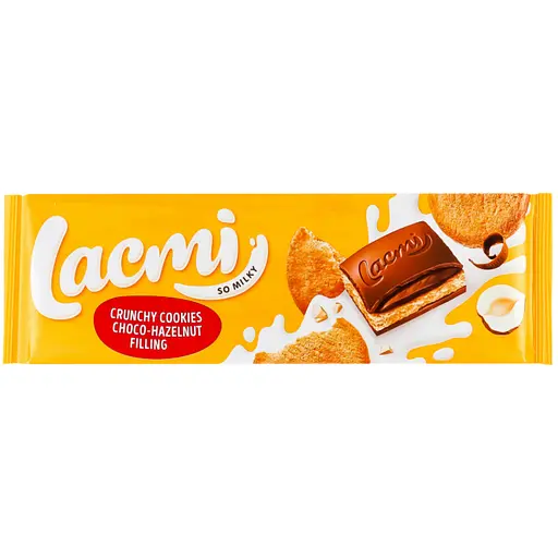 Уценка. Шоколад Roshen Lacmi молочный с шоколадно-ореховой начинкой и печеньем 265 г