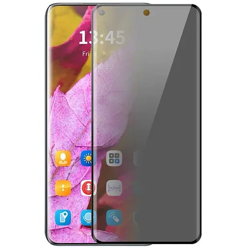 Защитное стекло DK для Motorola Edge 40 Neo 3D Антишпион Full Glue 020544 black