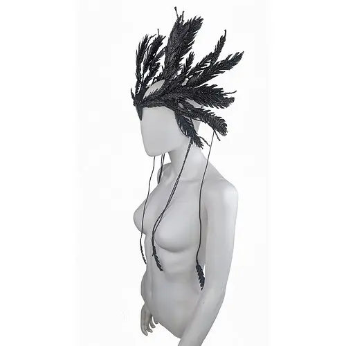 Тіара-вінок Чорна пташка - фото 2