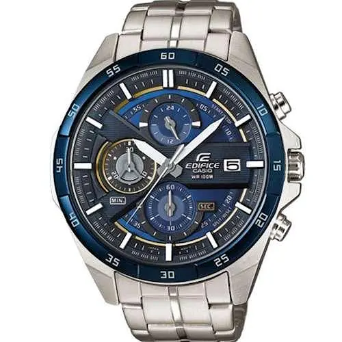Часы мужские стильные наручные оригинальные Япония Casio Edifice EFR-556DB-2AVUEF (модуль 5451)