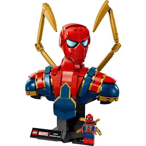 Конструктор LEGO Marvel Super Heroes Погруддя Залізної Людини-Павука 379 деталей (76326) - фото 2
