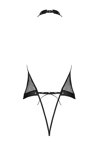 Боди-халтер с открытым доступом Passion MOONLIGHT Body S/M black - фото 4