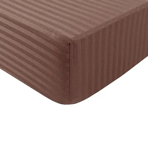Полуторний комплект постільної білизни Коричневий 355326 - фото 4