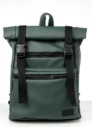 Жіночий рюкзак Sambag RollTop Zard зелений 41 х 30 х 16 см (24238007) - фото 1