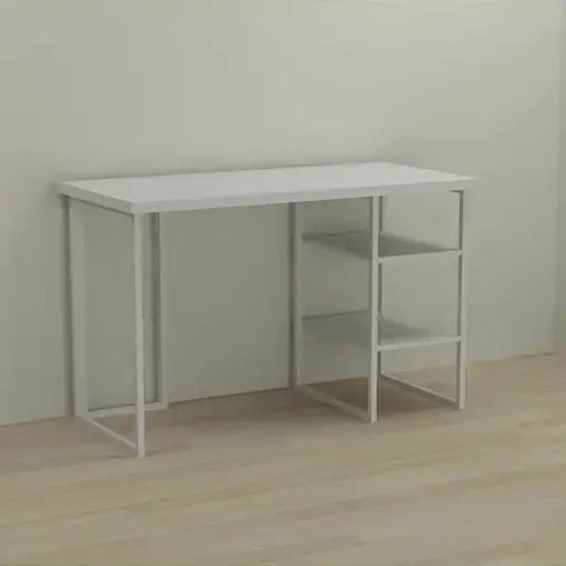 Компьютерный стол Ferrum-decor Кевин 75x140x60 белый ДСП Белый 32мм (FRD-101264)