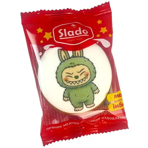 Медово-імбирний пряник Slado оздоблений 25 г - фото 4
