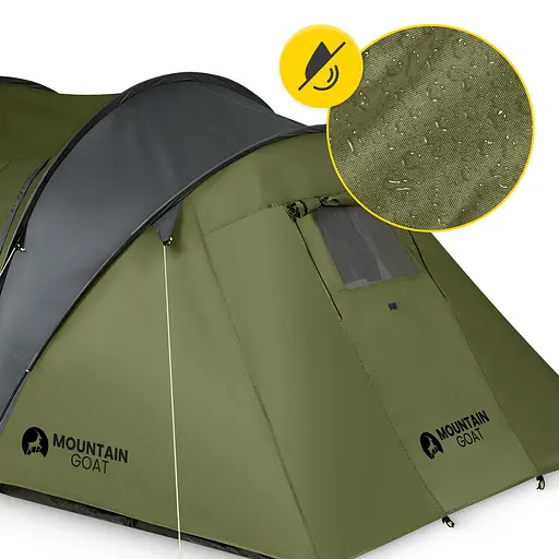 Намет туристичний Mountain Goat Prime Quatro 4-місний Olive (P-5905973406598) - фото 9