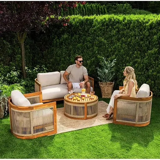 Комплект садовой мебели Di Volio Groseto бежевый - фото 9