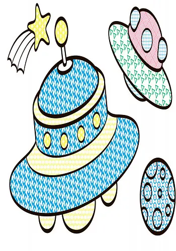 Дитяча водна розмальовка: Літаки, космос 734014, 8 сторінок - фото 7