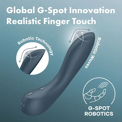 Вібратор Satisfyer G-Spot Wave 4 21 см синій - фото 6