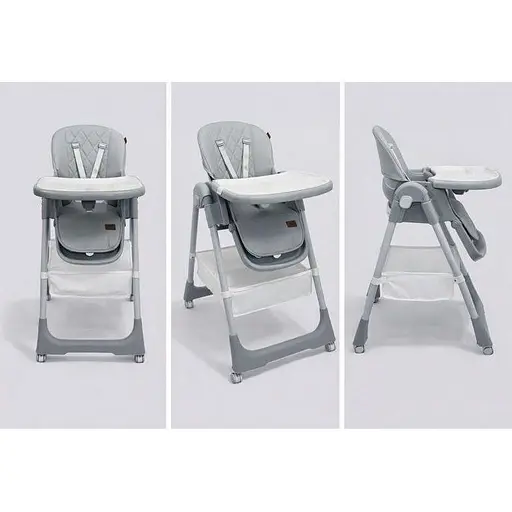 Стілець для годування дитини VELANO Nexi, light grey - фото 2