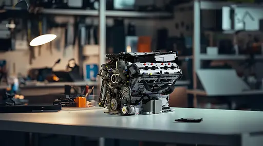 Конструктор Nifeliz Двигун V8 (NF10287) - фото 9