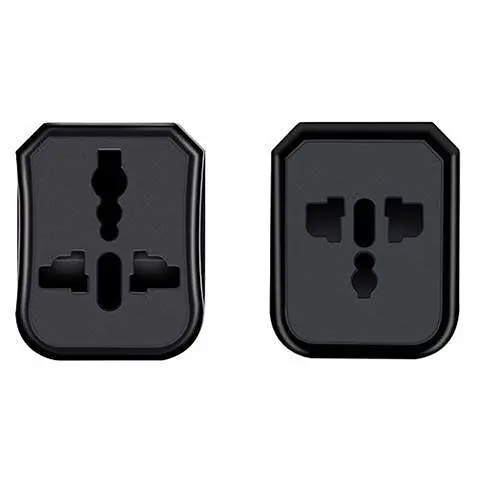 Адаптер Hoco для розетки перехідник євро USA UK все в одному (10А 220V) - фото 5