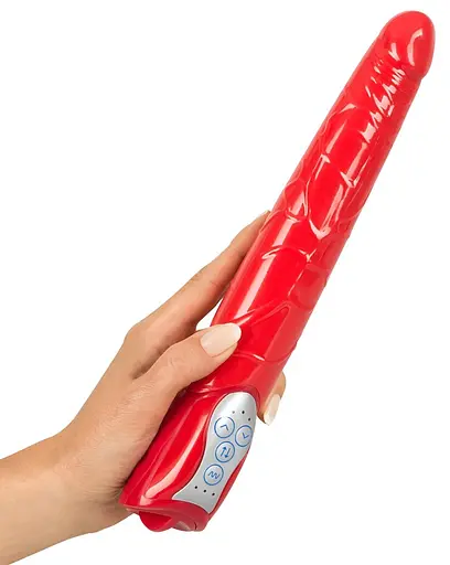 Вібратор You2Toys Red Push 19.5 см червоний - фото 2