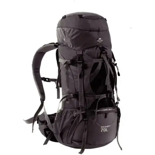 Рюкзак Naturehike NH70B070-B 70 л + 5 л Чорний (1047-6975641887485)