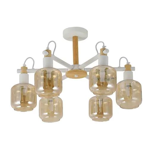 Люстра Ardero BL1460-2 DENVER під лампу білий - фото 2