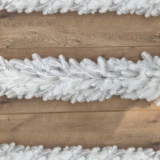 Хвойні гірлянди Hvoya Lux литі білі (4 шт. x 2 м) - фото 5