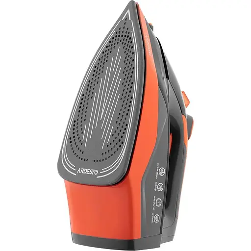 Утюг Ardesto IR-C2233-GR, Black/Orange, 2200W, керамика, паровой удар, резервур 340мл, защита от кальцинации, антикапля, плавная регулировка мощности пара, автоматическое отключение - фото 2