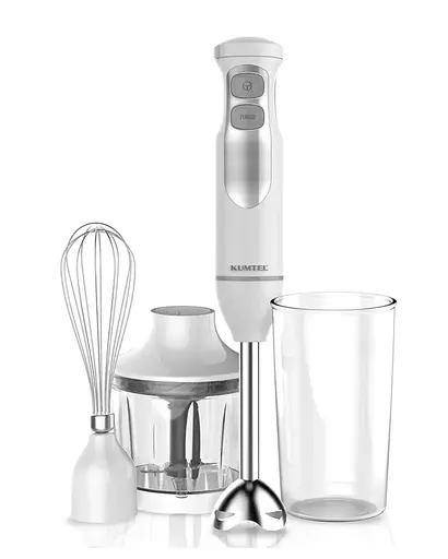 Блендер KUMTEL HHB-02 White (подрібнювач, міксер) - фото 1
