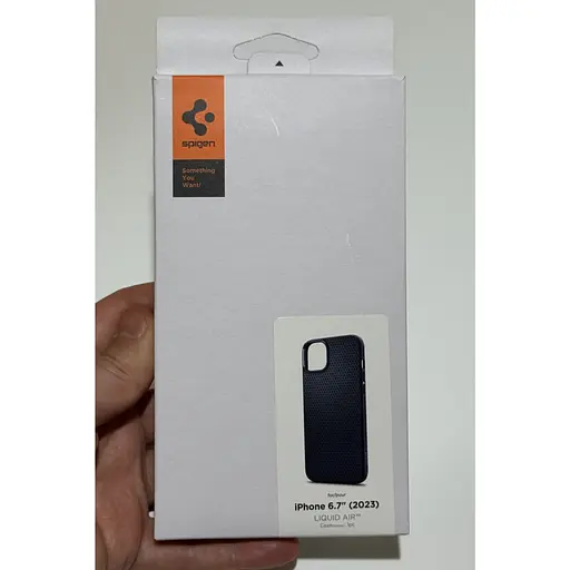 Оригінальний протиударний чохол Spigen Liquid Air Armor для iPhone 15 Plus/14 Plus Navy Blue ACS06651 - фото 4