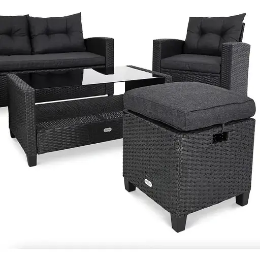 Комплект садових меблів Di Volio Dalmia сірий/графітовий - фото 7