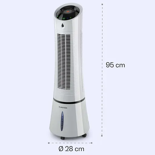 Охладитель воздуха Klarstein Skyscraper Ice 4-in-1 Серый (10034651) - фото 2