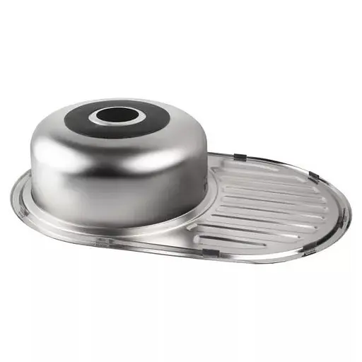 Кухонна мийка 770x500x160 мм + сифон Wezer 7750(06) Deсor, Decor - фото 4