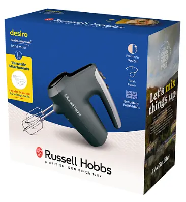 Міксер Russell Hobbs 27151-56 Matte Charcoal Hand Mixer - фото 8