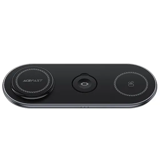 Бездротовий мультизарядний пристрій ACEFAST E19 Qi2 desktop 3-in-1 wireless charging holder чорний - фото 3