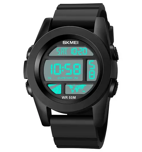 Чоловічий спортивний годинник Skmei 1906 (Білий циферблат) - фото 2